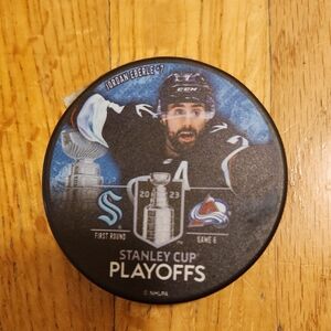 Seattle Kraken Stanley Cup Playoffs Game 6 Puck